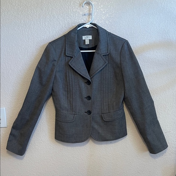 LOFT Jackets & Blazers - LOFT Charcoal Tailored Blazer